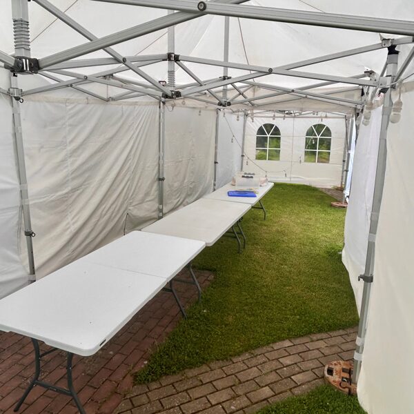 3x6m nojumju komplekts ar papildaprīkojumu.