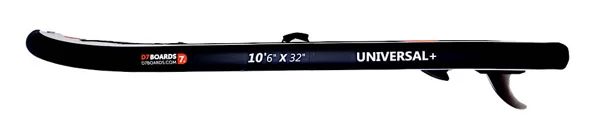 Universālais piepūšamais SUP dēlis D7 UNIVERSAL 10'6 Plus Carbon (komplekts)
