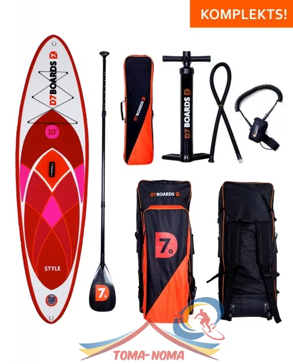 Piepūšamais dēlis SUP dēlis D7 STYLE 10'0