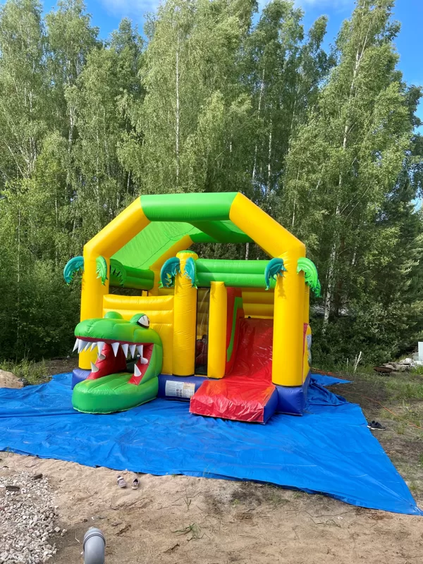 Otra galējība, kas nudien mums neder - no zālāja nav ne smakas. :(